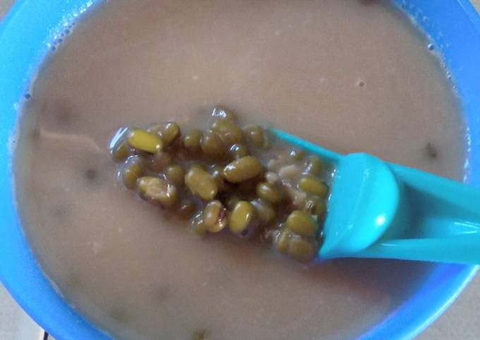 Bubur kacang hijau masak presto
