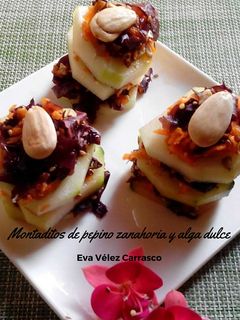 Una foto de Montadito de pepino