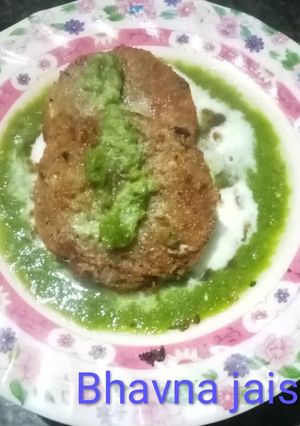 चाइनीस वेजिटेबल कटलेट वीथ ग्रीन चटनी रेसिपी मुख्य फोटो