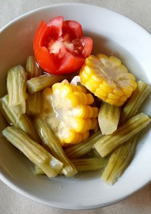 Foto resep Klentang jagung sayur asem