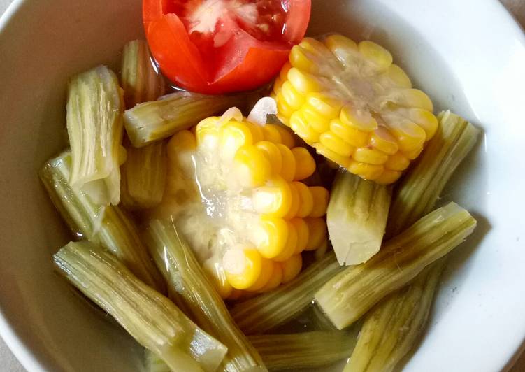 Resep Klentang jagung sayur asem Anti Gagal
