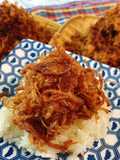 Thai Street Food • Fried Shredded Pork with Crispy Shallot •Thai Street Vendor food | ThaiChef Food