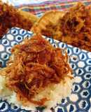 Thai Street Food • Fried Shredded Pork with Crispy Shallot •Thai Street Vendor food | ThaiChef Food