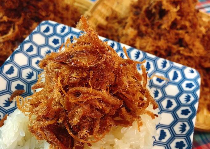 Recipe of Award-winning Thai Street Food • Fried Shredded Pork with Crispy Shallot •Thai Street Vendor food | ThaiChef Food