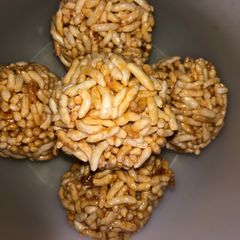 A picture of Murmura laddu(Healthy easy and instant less ingredients).