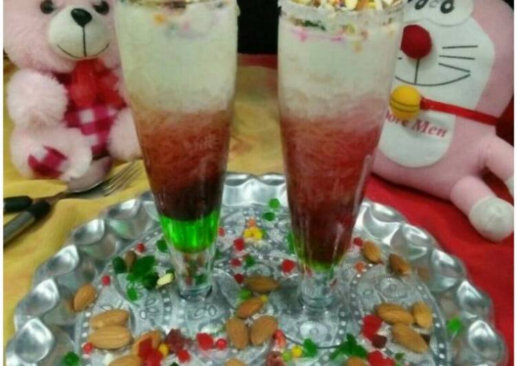 Recipe of Homemade Innovative Kalakand Falooda