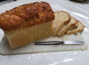 Foto resep Roti Tawar Oat Honey tanpa telur tanpa susu