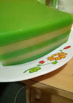 Foto resep Kue Lapis tepung terigu sederhana