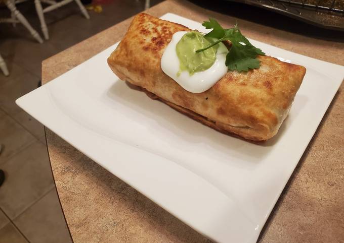 How to Make Favorite Smoked Chicken Chimichangas