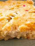 Torta de repollo papa y pollo