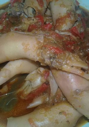 Foto resep Cumi balado/tumis cumi/cumi kuah pedasmanis