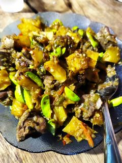 Foto resep Sambal goreng hati kentang pete