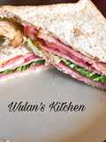 Honey Roasted Ham and Cheese Sandwich