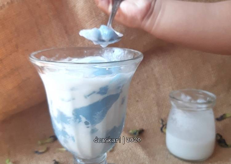 Bumbu Bubur Sumsum Bunga Telang | Resep Bumbu Bubur Sumsum Bunga Telang Yang Enak Dan Mudah