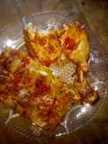 Lasaña de queso y pollo