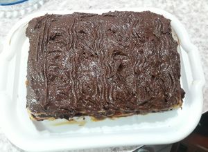 Una foto de Budín borracho fácil
