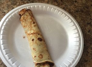 Una foto de Pancakes de bananos