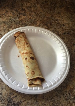 Una foto de Pancakes de bananos