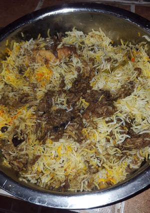 صورة لوصفة كبسه دجاج