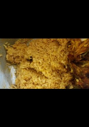 صورة لوصفة الارز البخاري 🐔🐔