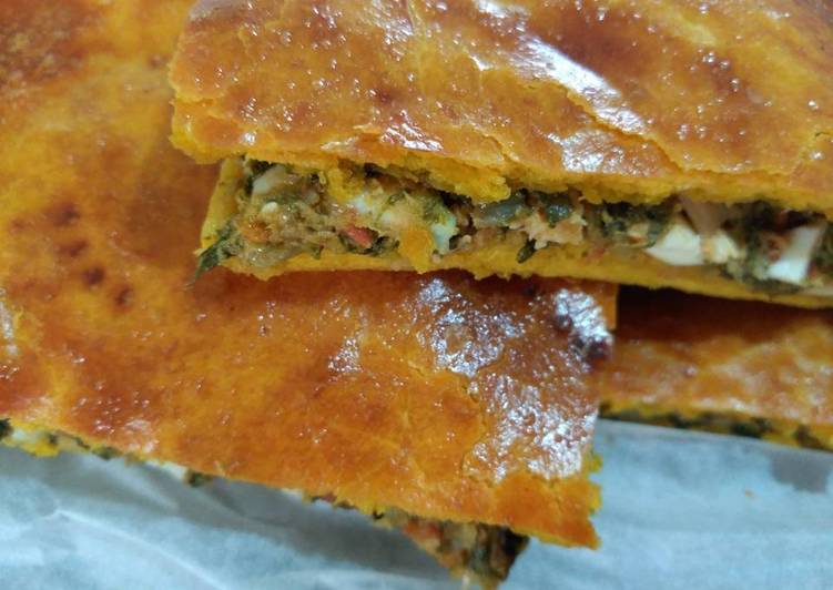 Empanada de collejas, en horno de leña (receta de la abuela Dori)