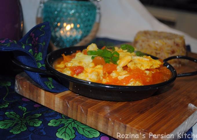 Persian tomato stew (pamador ghatogh) recipe main photo