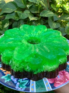 Foto resep Pudding lumut lapis coklat