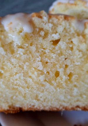 Una foto de Budín de limón con aceite
