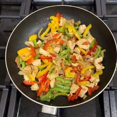 Chicken and Bell Peppers A picture of Chicken and Bell Peppers.