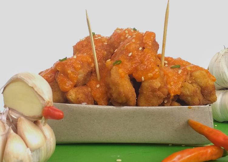 Ayam Geledek (versi goreng)