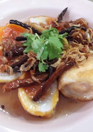 รูปของ วิธีทำไข่ลูกเขย ไข่ยางมะตูมจ้า อร่อยๆแซบๆจ้า