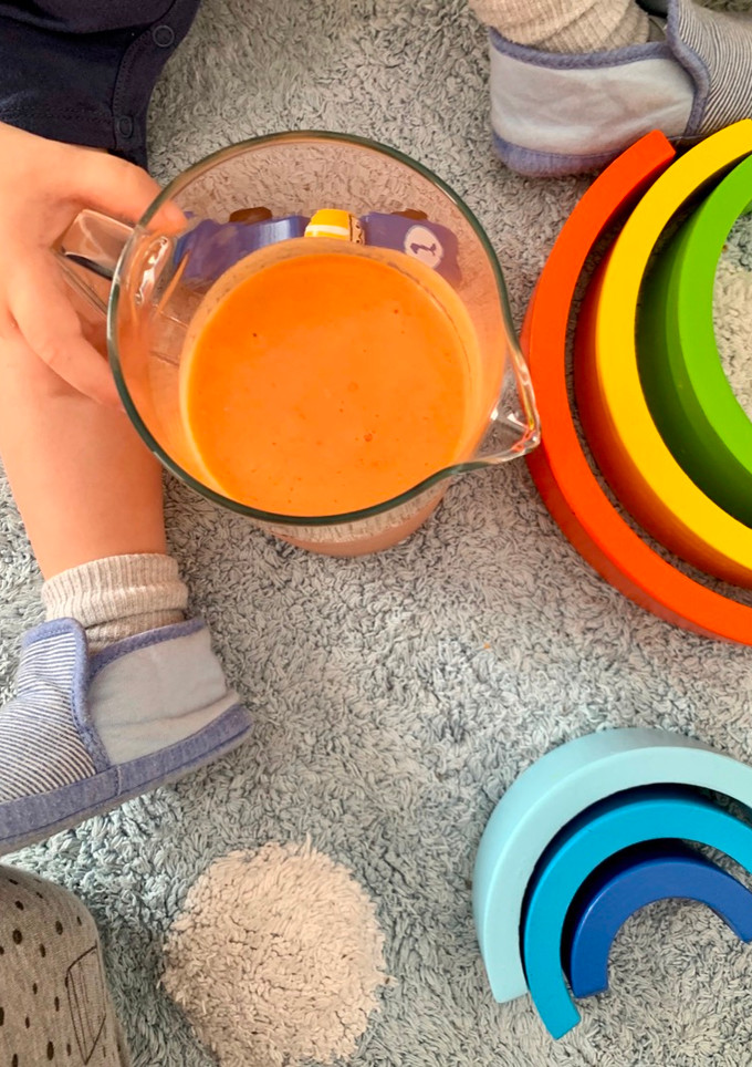 Una foto de Gazpacho andaluz para niños