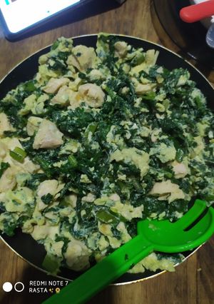 Foto principal de Salteado de acelga y pollo,🤤