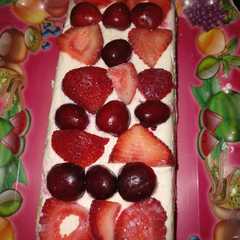 Una foto de Postre navideño