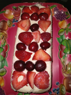 Una foto de Postre navideño