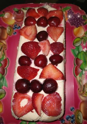 Una foto de Postre navideño
