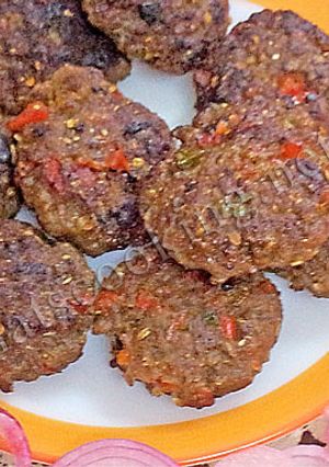 A picture of Chapli Kebab.