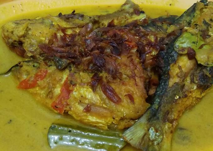 Resep Bandeng kuah santan kuning Anti Gagal