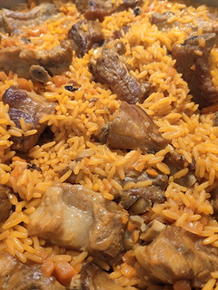Una foto de Arroz con costilla