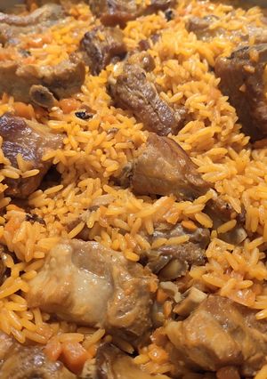 Una foto de Arroz con costilla