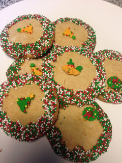 Una foto de Galletas Navideñas de avena