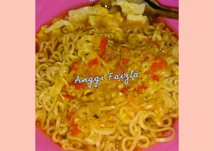 Resep Mie Telor Kuah Pedas Oleh Anggi Faizta Cookpad