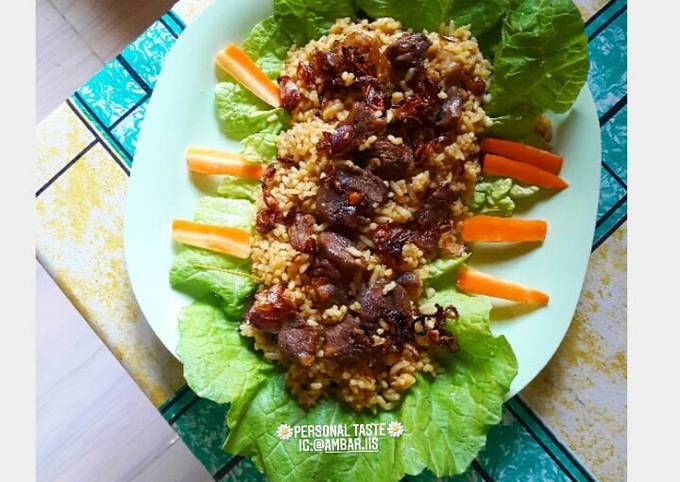 Resep Nasi Goreng Kambing (Lamb Fried Rice), Bikin Ngiler