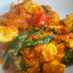 A picture of Chickpea and Tofu Curry.