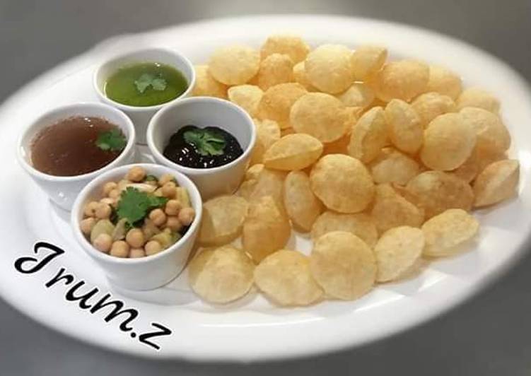 Easy Way to Cook Perfect 🥗🥗Golgappe or Pani Puri🥗🥗