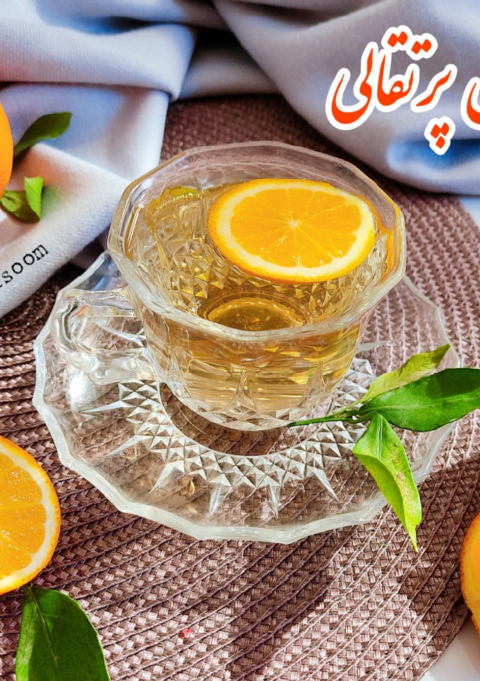 عکسی از دستور دمنوش پرتقالی