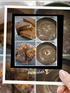 عکسی از دستور کیک زبرا یا کیک گورخری 😂