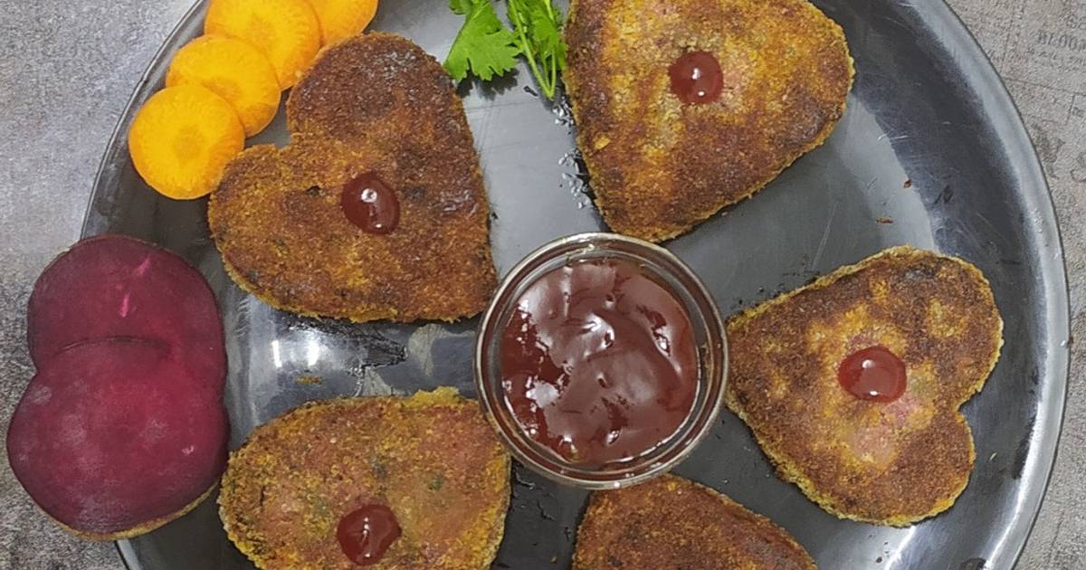 Mixed vegetable Cutlet without potato Recipe by Tasty Veg Cooking Cookpad
