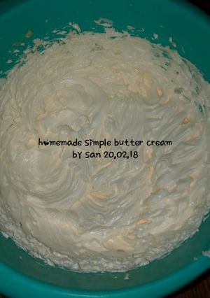 Foto resep Simple Butter Cream