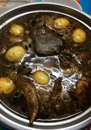 รูปของ ไก่พะโล้(ในหม้อหุงข้าว)